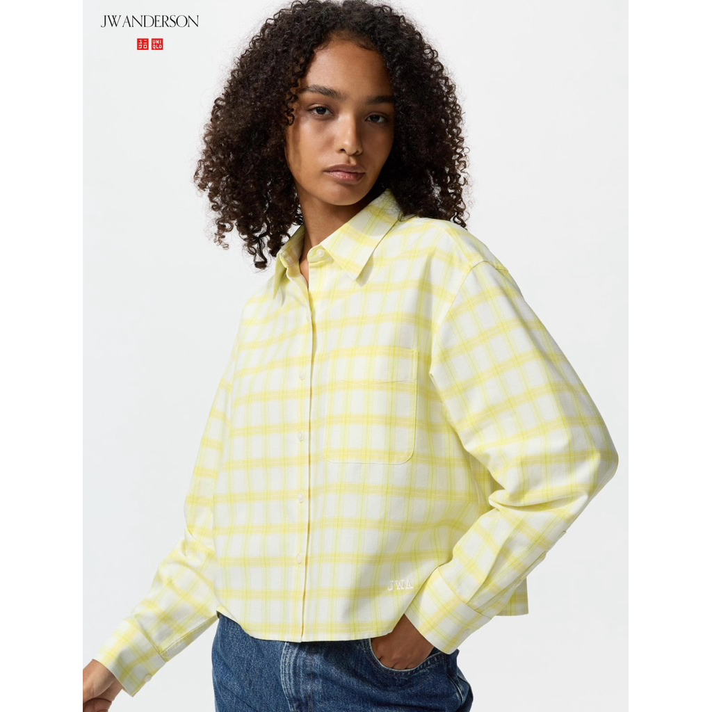 kemeja uniqlo kuning x  JW Anderson original from jepang