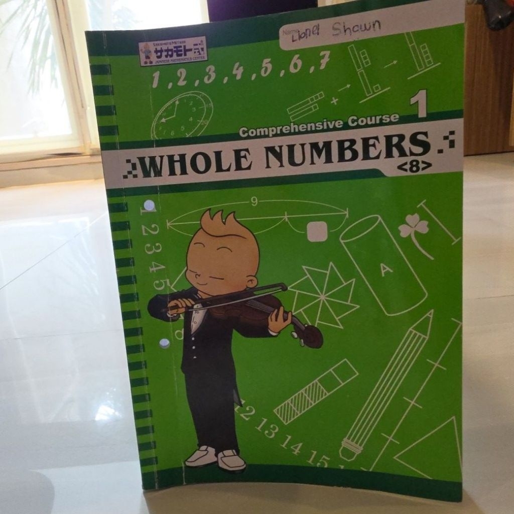 buku sakamoto matematika maths whole numbers 1, 8