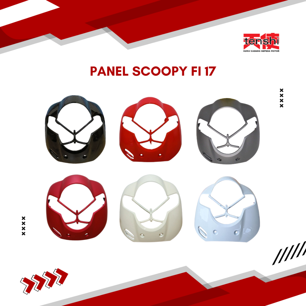 Panel Tameng Depan Scoopy FI 2017-2020 | Panel Scoopy FI 17 | Tenshi