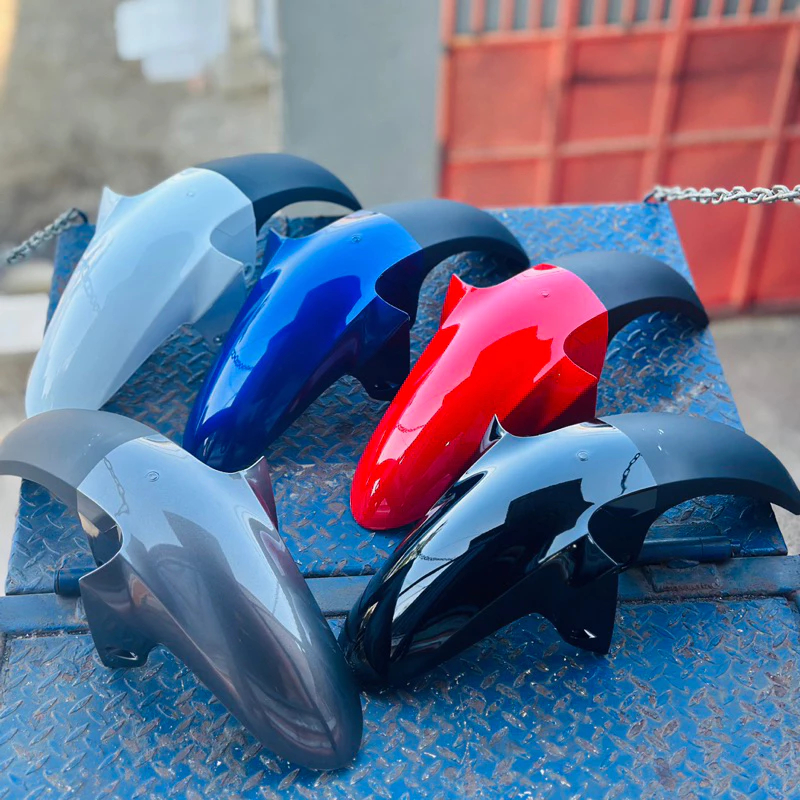 SPAKBOR DEPAN YAMAHA R15 BAHAN ABS ORI TEBAL 5MM SET BREKET SKOK HONDA NINJA PNP BAN 80/90 ALL WARNA