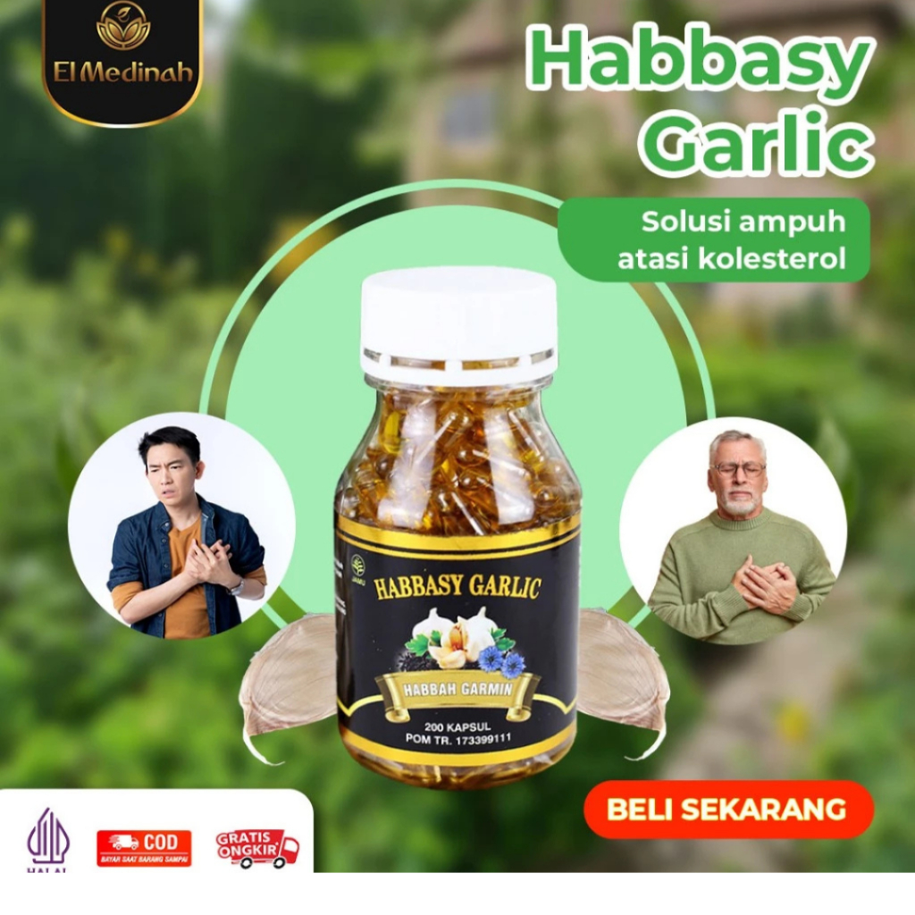 Habbasy Garlic Habbat | Habbasyi Oil | Habbatussauda Oil Plus Garlic | Habbah Garmin isi 200 Kps Ori