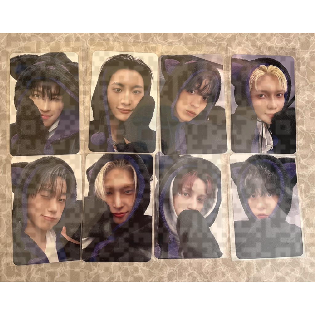 [Ready Stock] Official photocard ATEEZ MAKESTAR POB BLACK CAT hongjoong seonghwa yunho yeosang san m