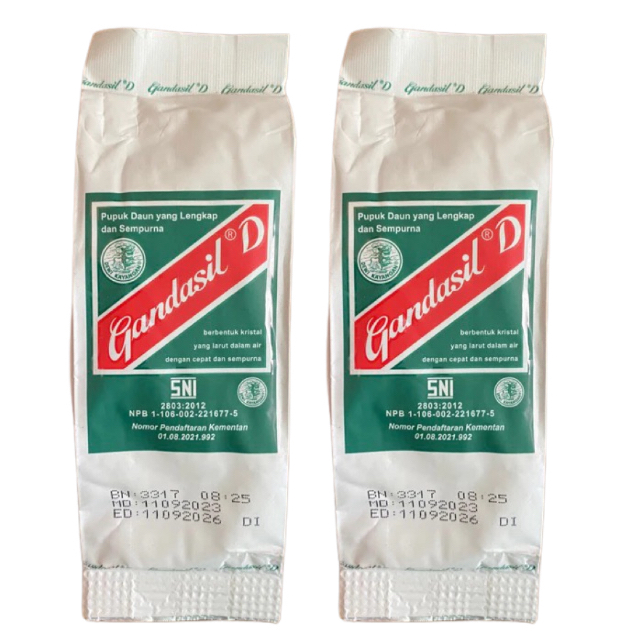 GANDASIL D Pupuk Daun Pertumbuhan 100g Nitrogen Fosfor Kalium Vitamin