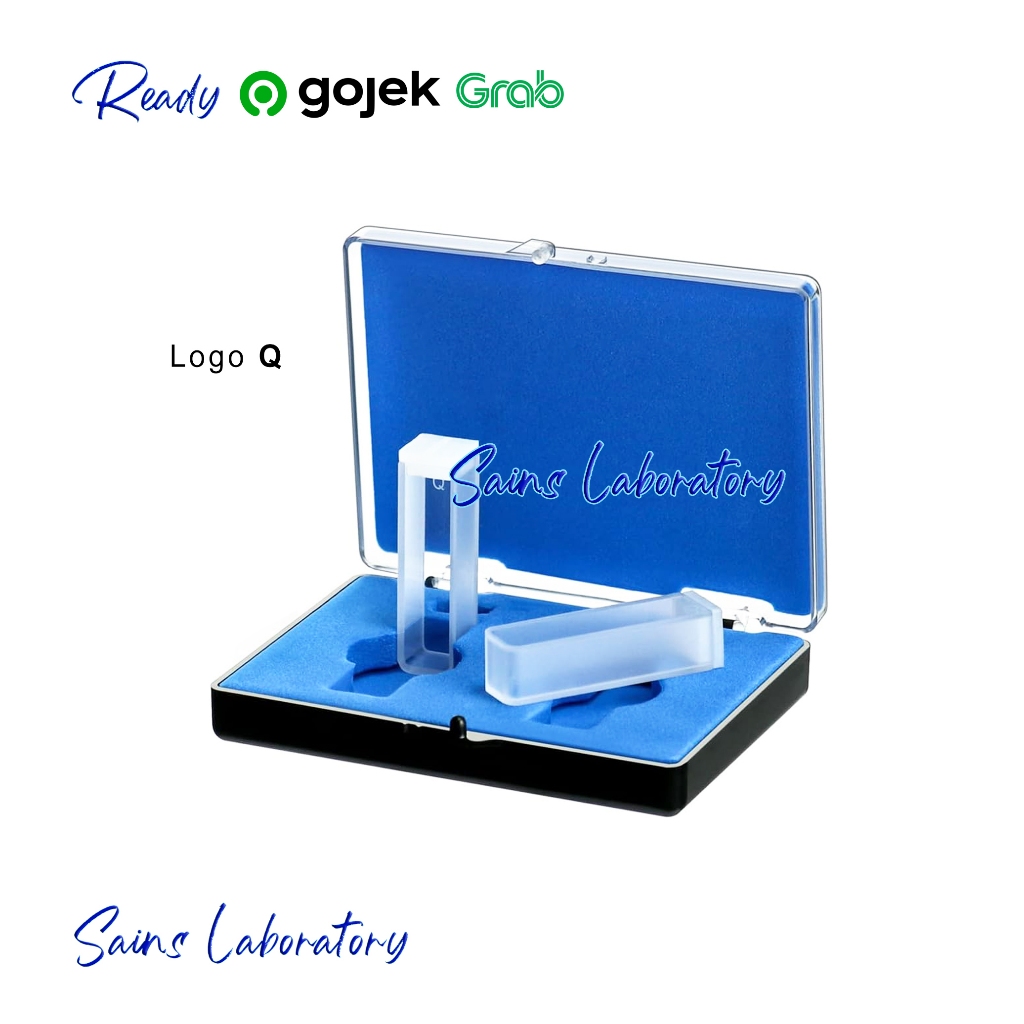 Quartz Cuvette Kuvet Kuarsa Kuvet Spektrofotometer UV Vis Cuvette Quartz Spectrometer Cell 3,5ML Lig