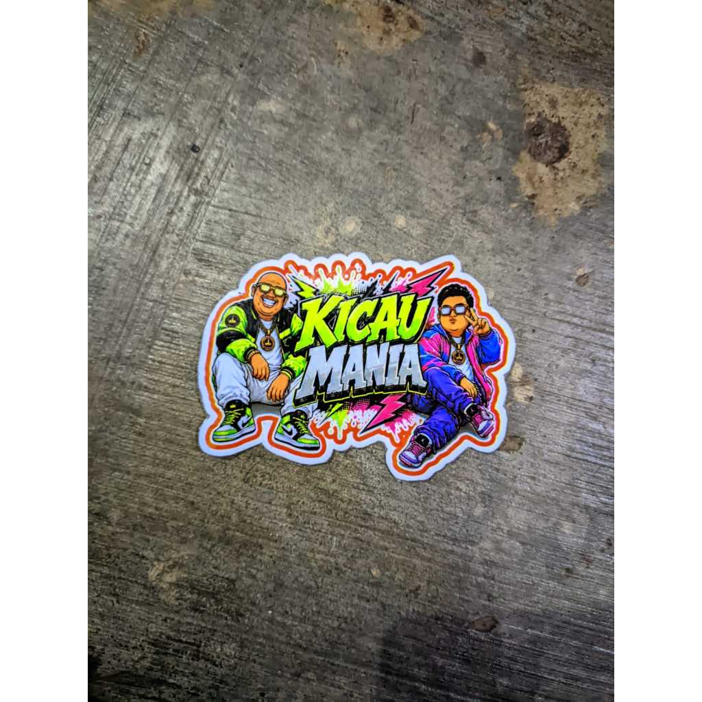 1 BIJI STIKER VIRAL KICAU MANIA / STIKER KICAU KICAU MANIA / STIKER PERMANEN KICAU MANIA