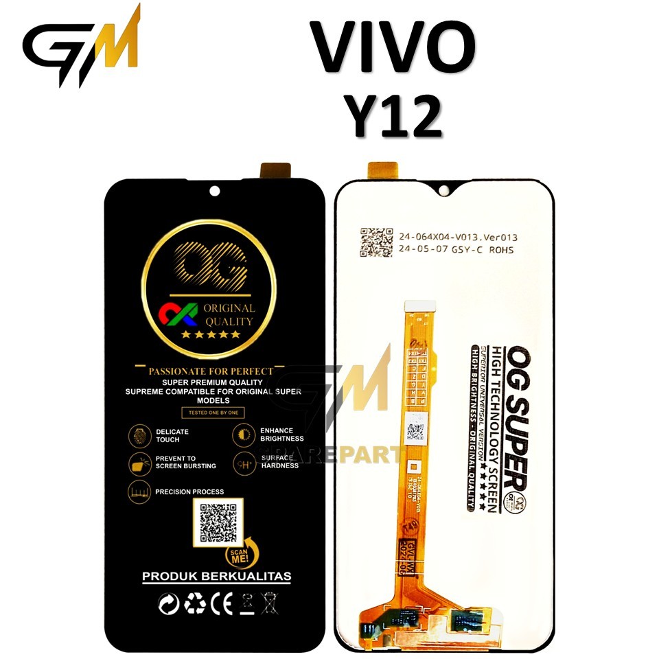 LCD TOUCHSCREEN VIVO Y12 ORIGINAL FULLSET