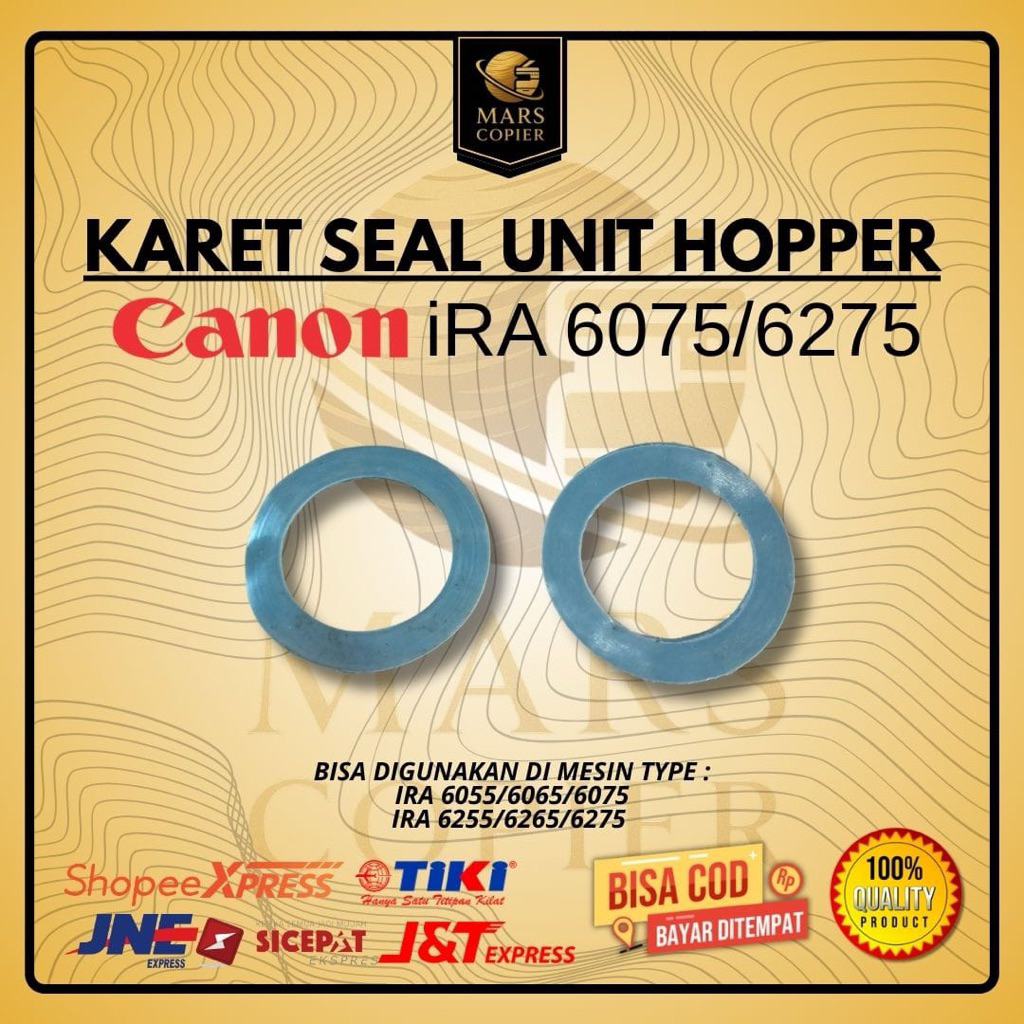 KARET SEAL UNIT HOPPER CANON IRA 6055 6065 6075 IRA 6255 6265 6275