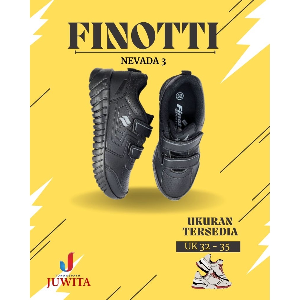 sepatu sekolah anak cowok cewek unisex back too school mrek finotti