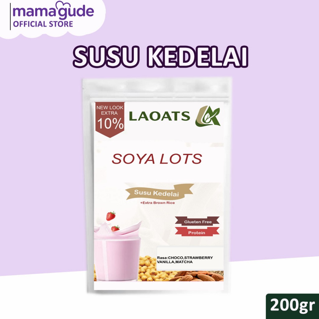 Laoats Susu Kedelai Whey Protein 200gr