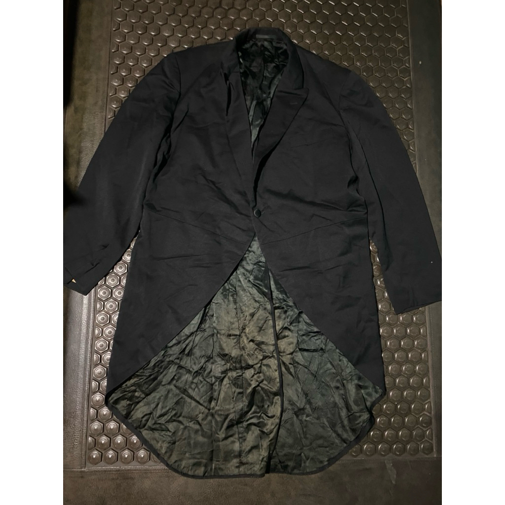 TUXEDO LONG BLAZER JAS ZIO MODEL UNIK HITAM PEKAT MEWAH BRANDED