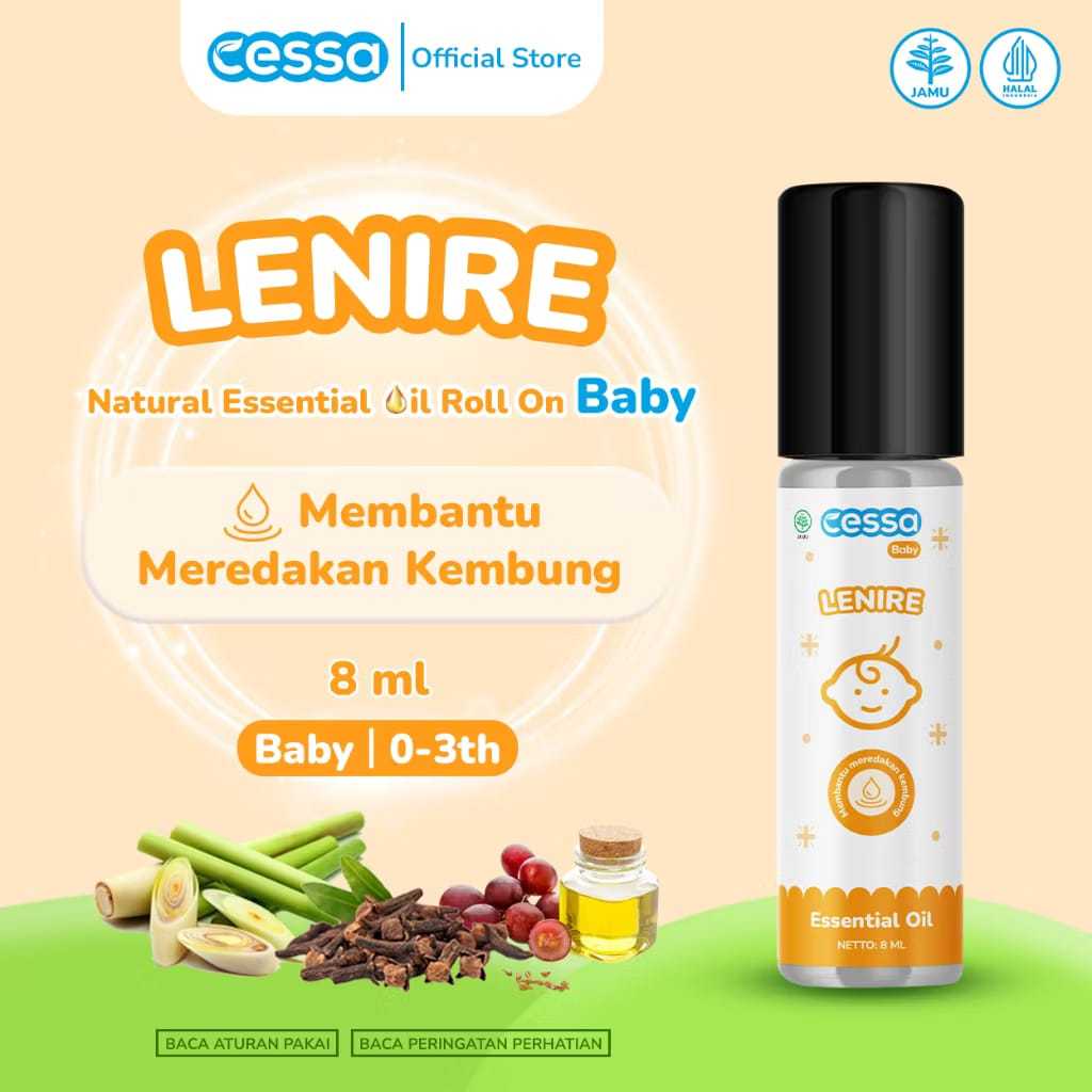 Cessa Baby Lenire - Natural Essential Oil Meredakan Perut Kembung/Mual pada Bayi