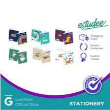 Gramedia Batam - Estudee L Kwarto Buku Tulis 58 Lembar Pack 10 Buku