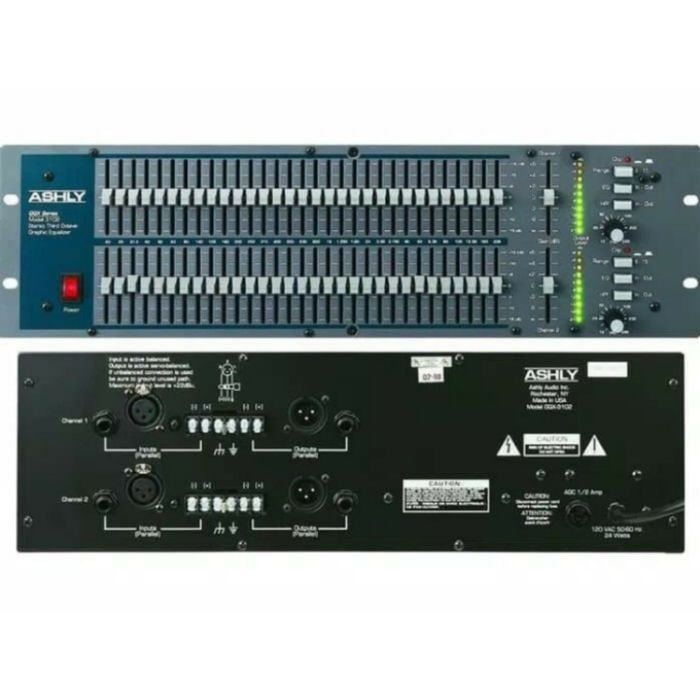 Equaliser Ashly Gqx 3102 Equaliser 2X31 Channel Ashly