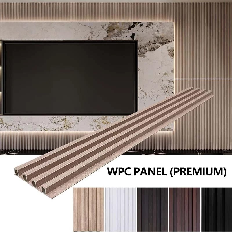 3M Wood Panel WPC Kisi Kisi Kayu Wall Panel PVC Motif Kayu Wallpanel PVC 3D/ WPC WALL PANEL/WPC
