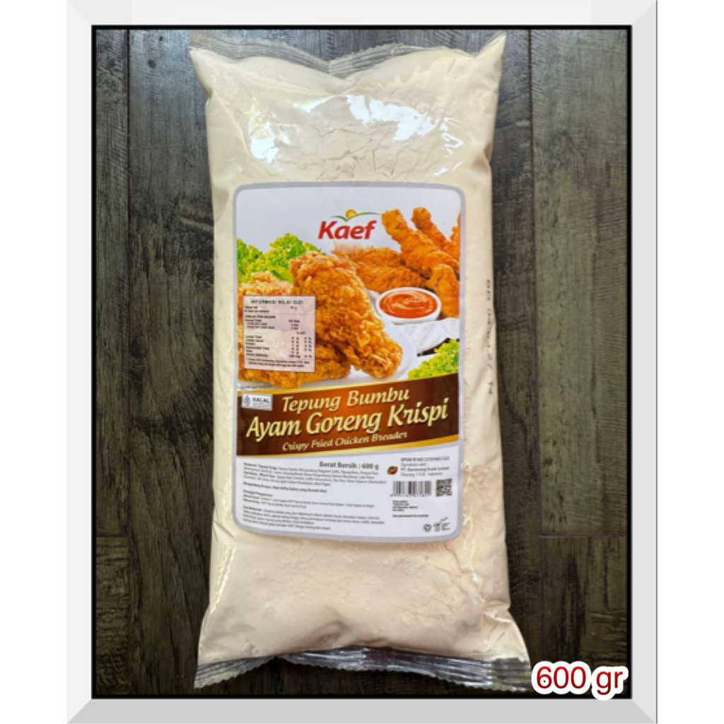 Kaef Tepung Bumbu Ayam Goreng Krispi 600gr