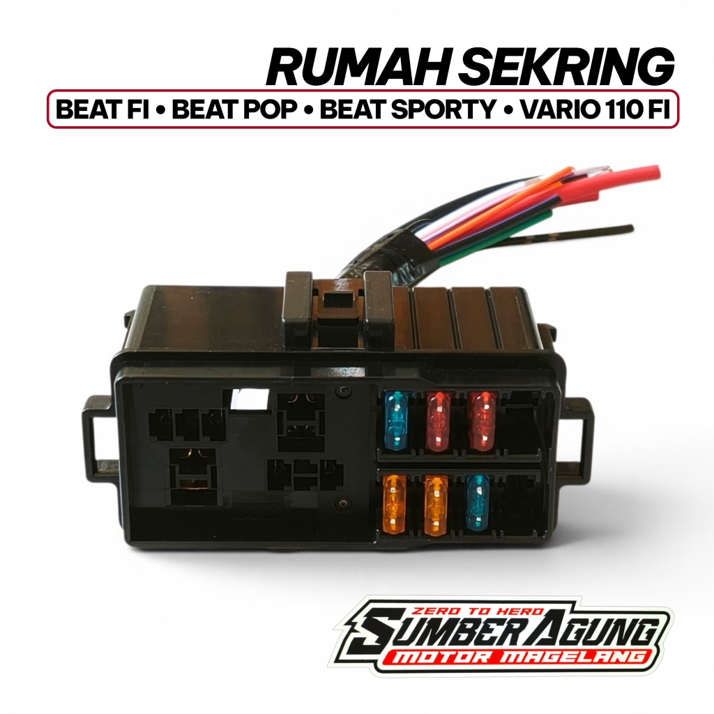 Box Rumah Sekring Sikring Beat FI Pop Sporty Esp Vario 110 FI Kabel 12