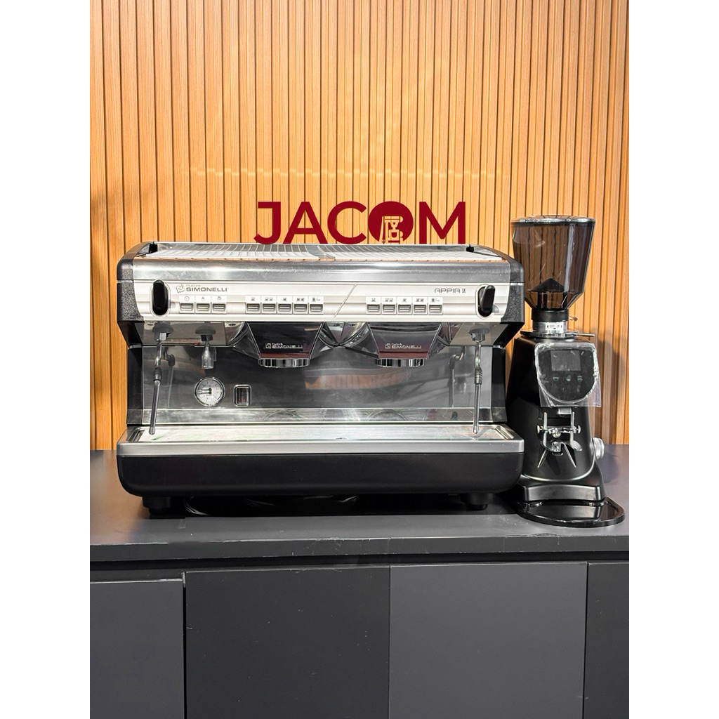 Paket Mesin Kopi Simonelli Appia II V 2GR & Indeljens Veloce