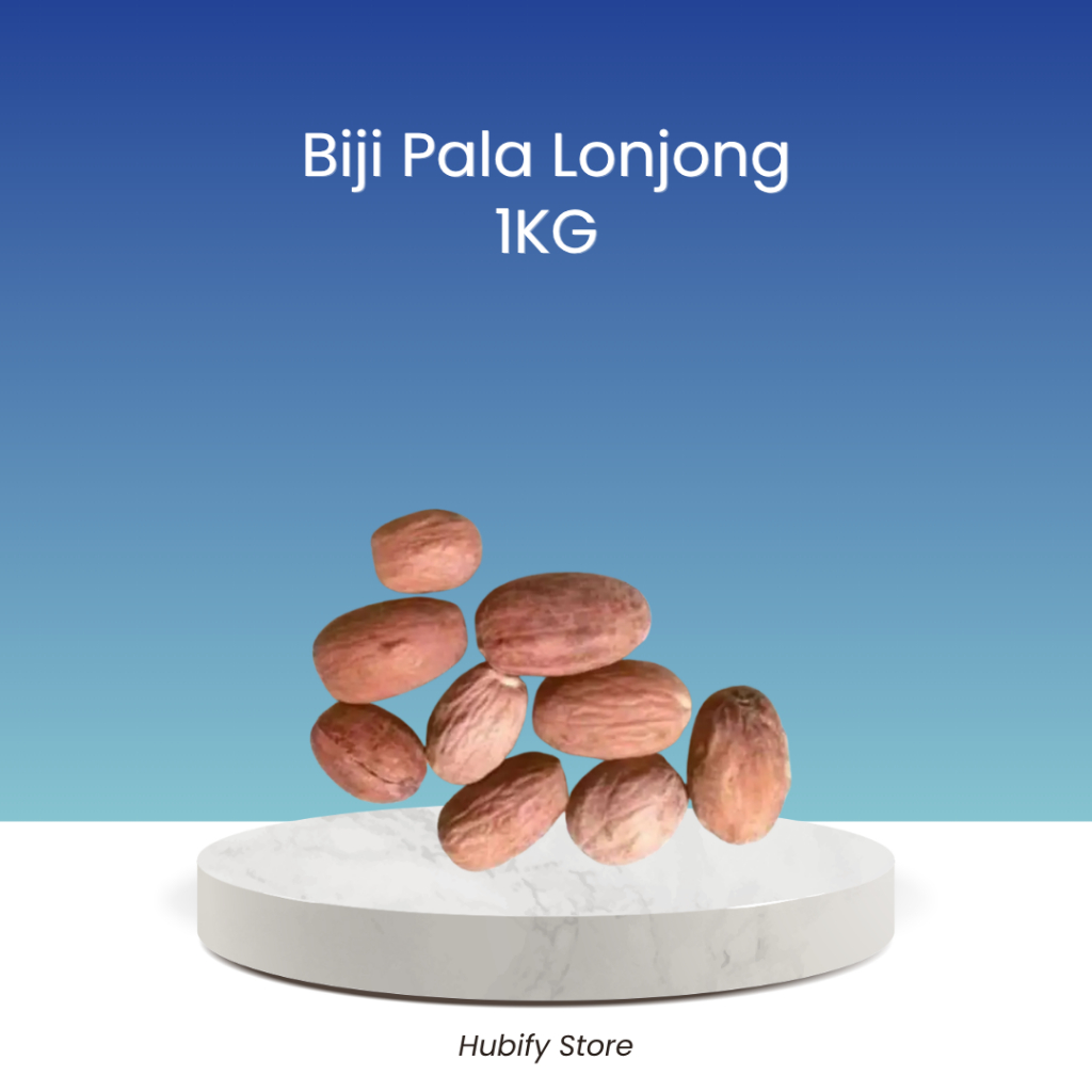 Biji Pala Lonjong Kering 1kg