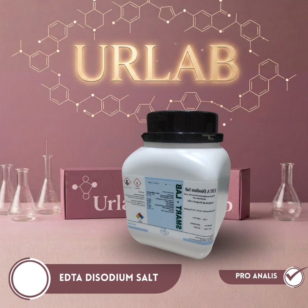 Natrium EDTA pro analis 10gr, 25gr, 50gr/EDTA di-sodium salt pro Analis per gram Smartlab 10gr, 25gr