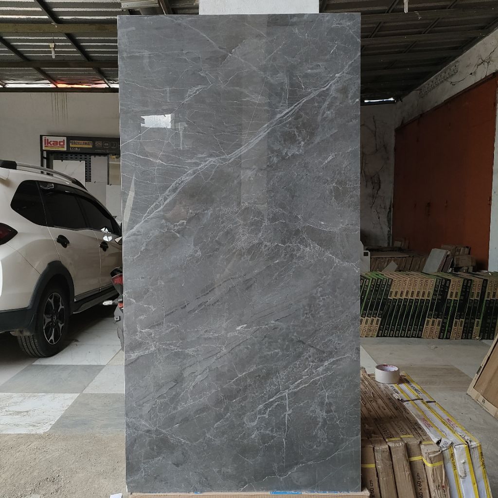 Granit 60x120 granit abu marmer carara(glossy-kilap) /granit dinding kamar mandi/ granit marmer/ gra