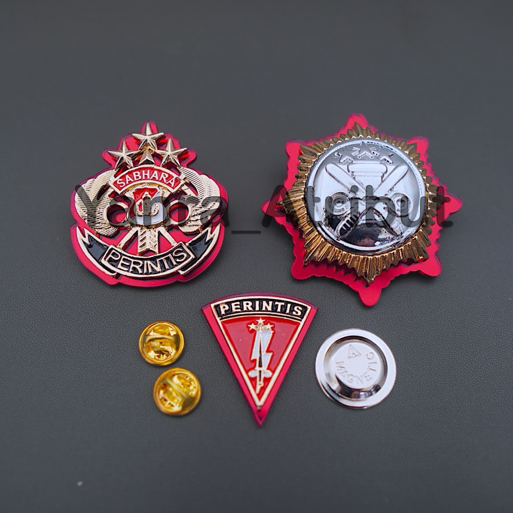 Pin Brevet Brivet Perintis Sabhara / Perintis / Pin Roda Saku Sabhara Polri Premium