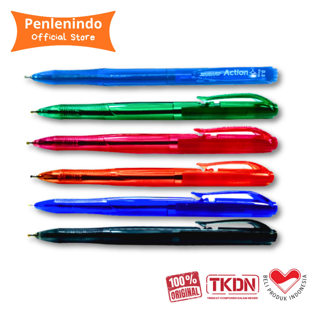 Standard - Pen Action 0.5 ( Pulpen / Pena / Ballpoint )