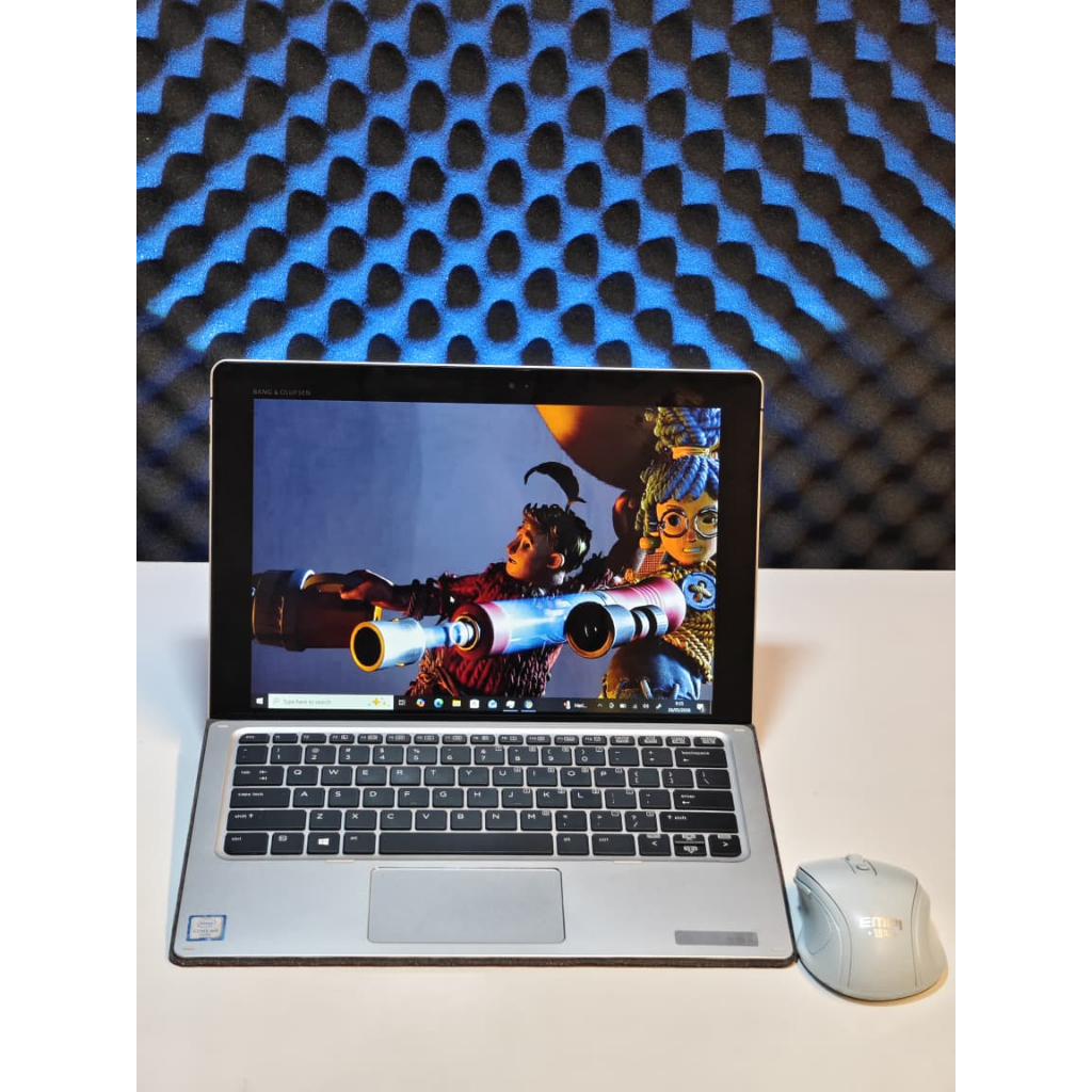 HP Elite X2 1012 G1 Core M5 RAM 8GB SSD 128GB Touchscreen FHD Tablet Laptop Second Bergaransi