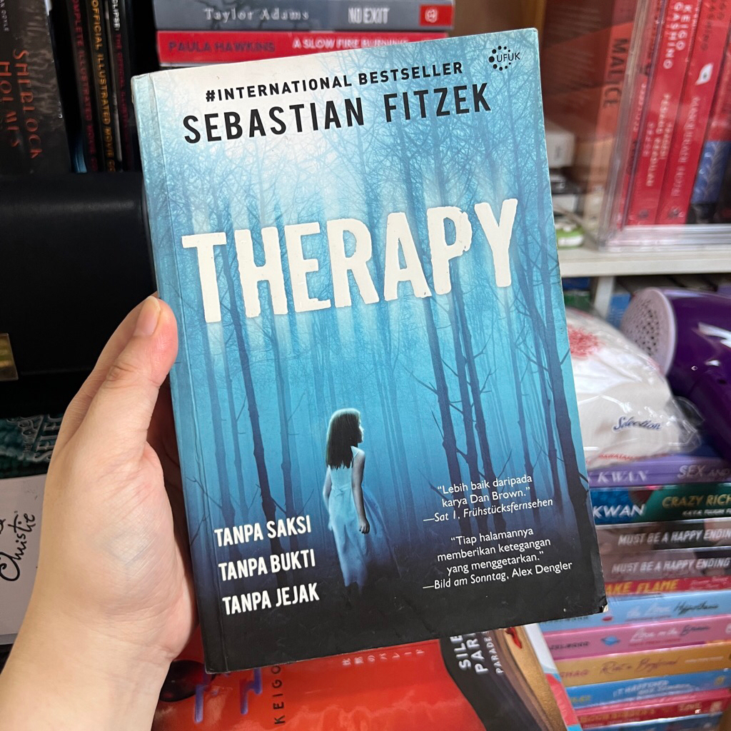 therapy sebastian fitzek buku novel preloved