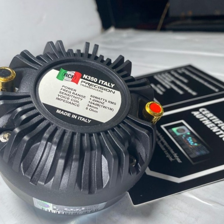 Tweeter RCF N350 MKII DAN N350 ITALY DRAT DRIVER TWEETER RCF GRADE A Made in italy Murah