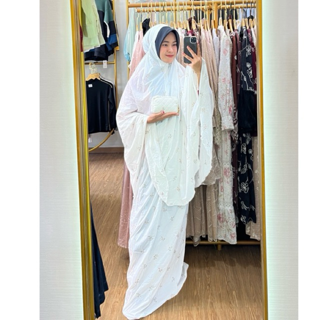 Mukena Bordir - Mukena Parasut Premium