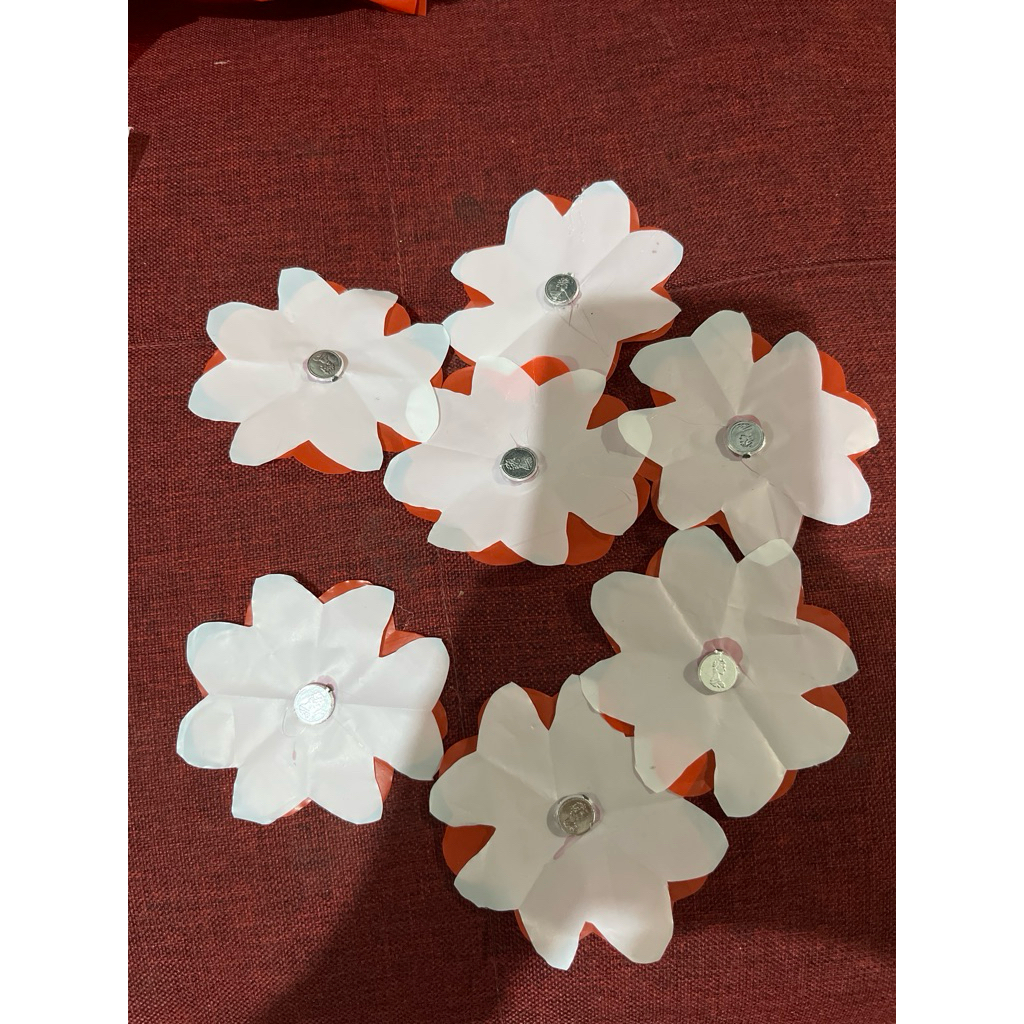Bunga plastik Bunga keresek kostum karnaval