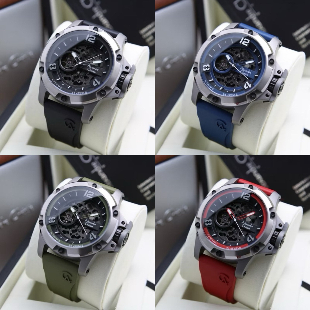Jam Tangan Pria Alexandre Christie Automatic Titanium 6295 AC6295 (ORIGINAL)
