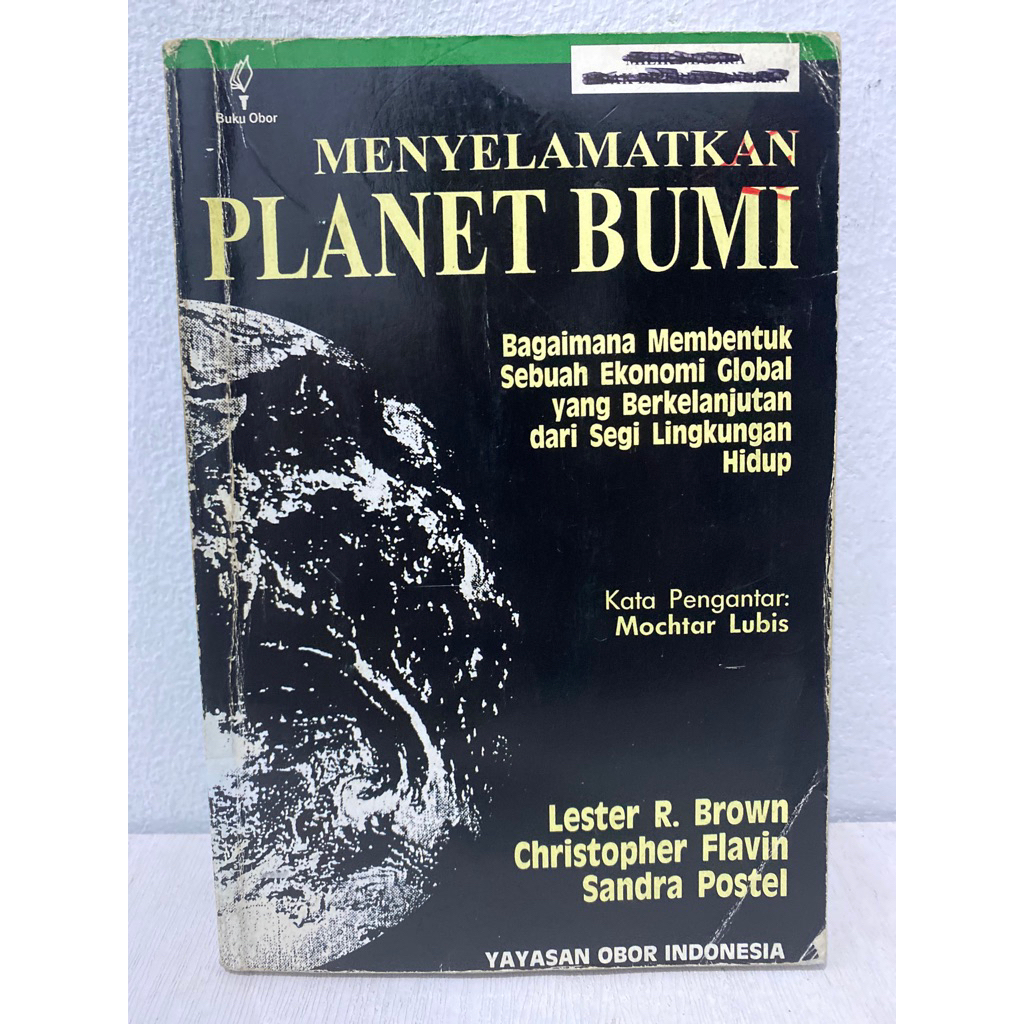 Buku Original MENYELAMATKAN PLANET BUMI - LESTER R. BROWN CHRISTOPHER FLAVIN