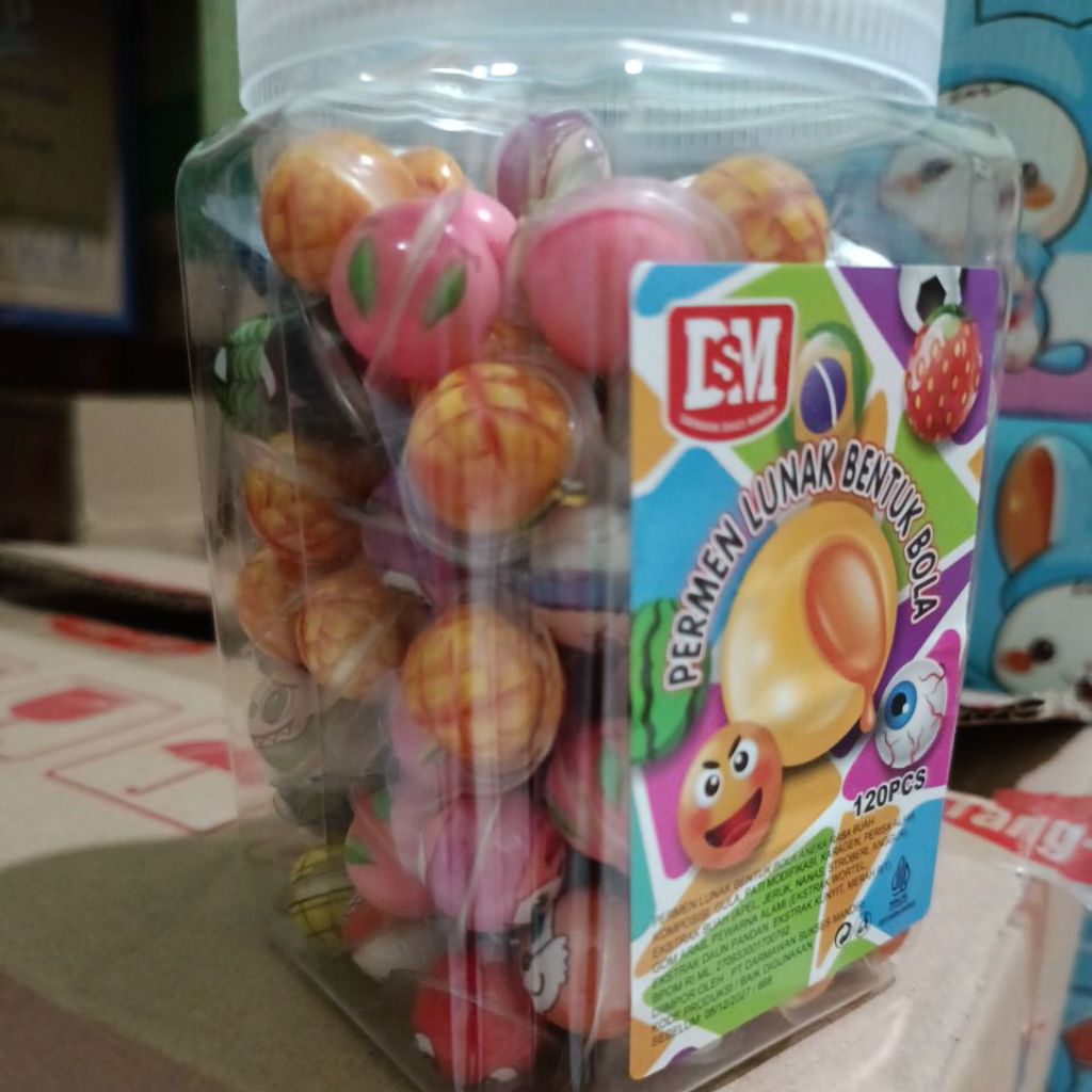 Permen Lunak Bola Minis - 120pc