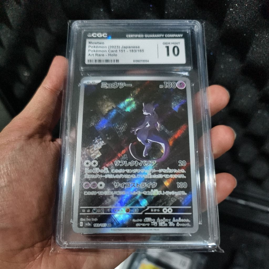 Mewtwo AR 151 Japanese CGC 10 GEM MINT