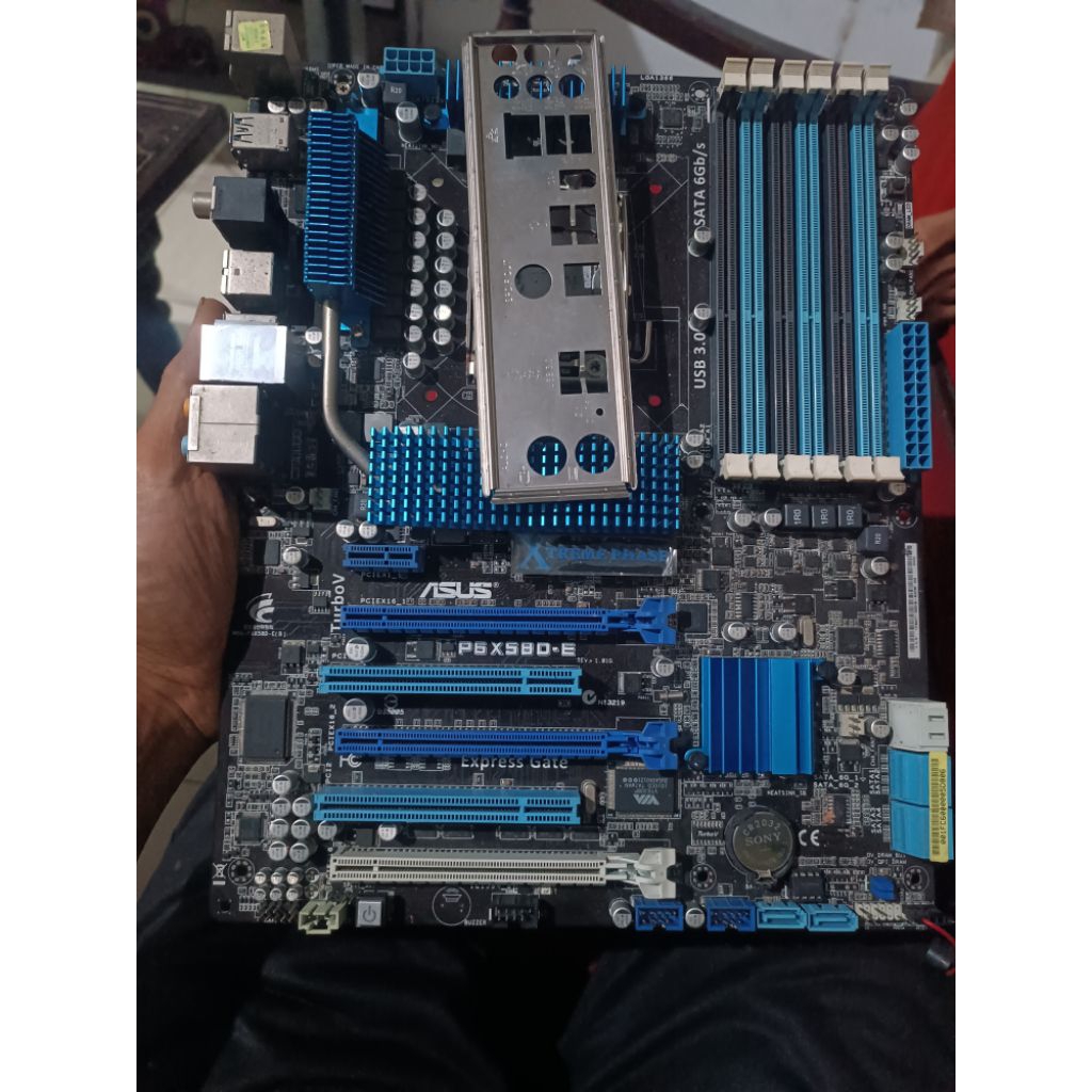 motherboard mainboard asus intel x58 lga 1366 rusak
