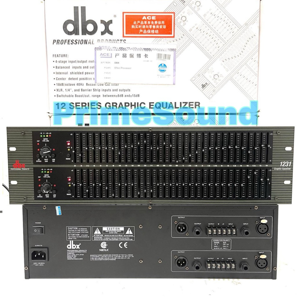 Equaliser DBX 1231 ( 2 X 31 Channel ) Grade A dbx1231 Dbx 1231 Equaliser Bagus Murah ( Bisa COD )