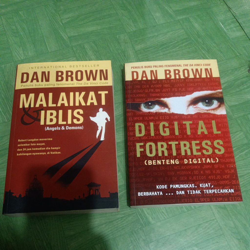 buku DAN BROWN : DIGITAL FORTRESS, MALAIKAT IBLIS DECEPTICON point variasi