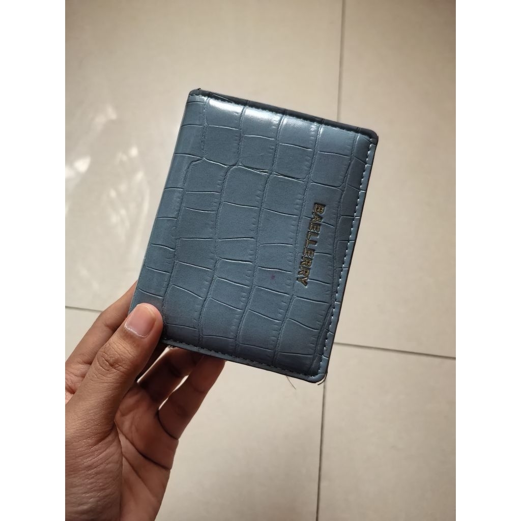 Dompet Baellery Wanita Wallet Warna Biru Tosca Second