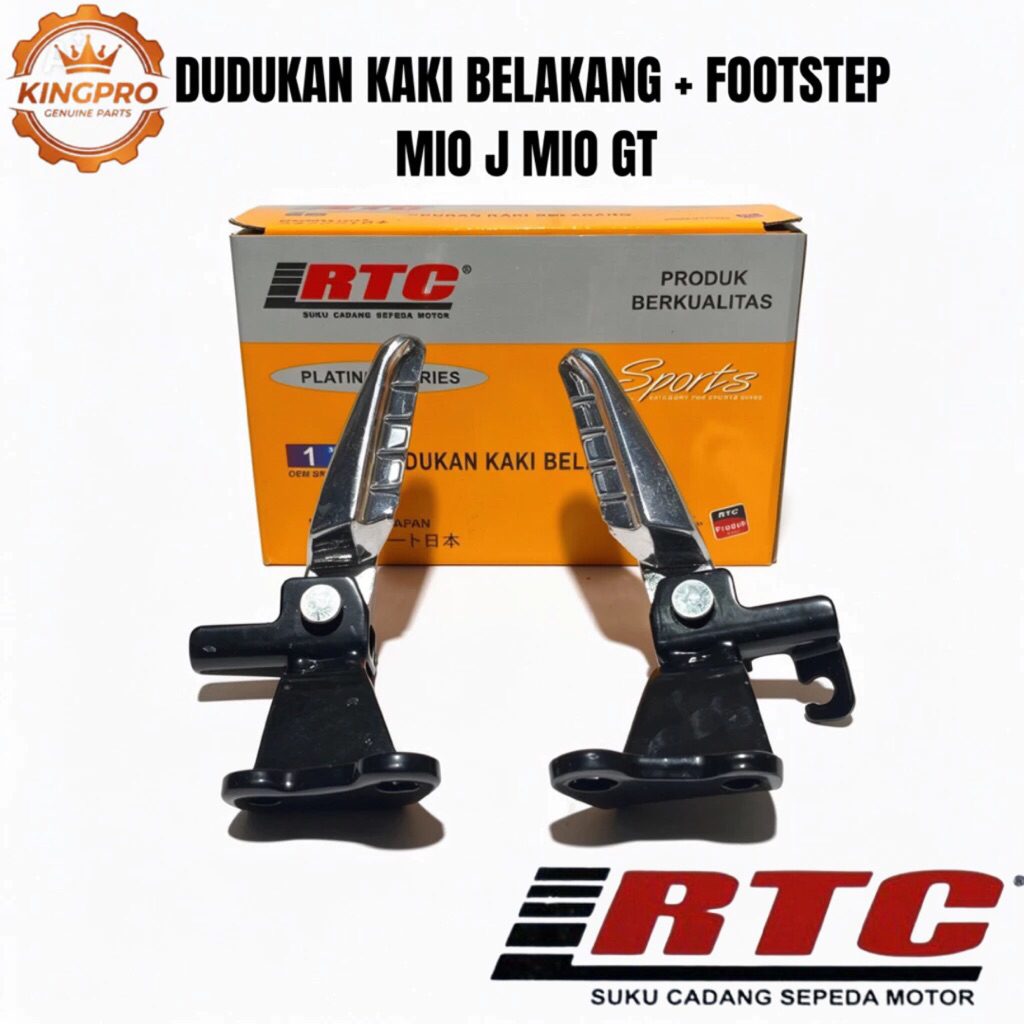 DUDUKAN STEP DUDUKAN KAKI BELAKANG + FOOTSEP MIO J MIO GT 54P PLATINUM SERIES RTC