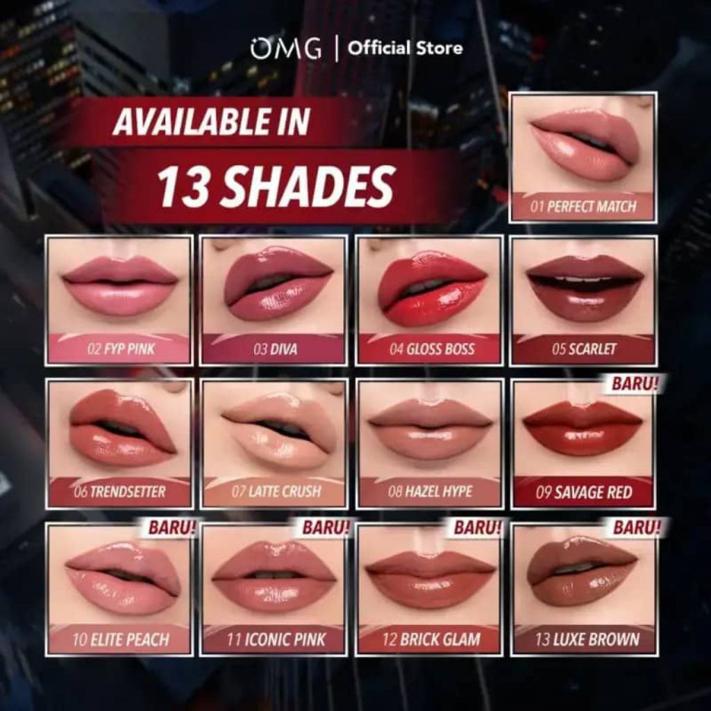 OMG Colorlast Lip Vinyl