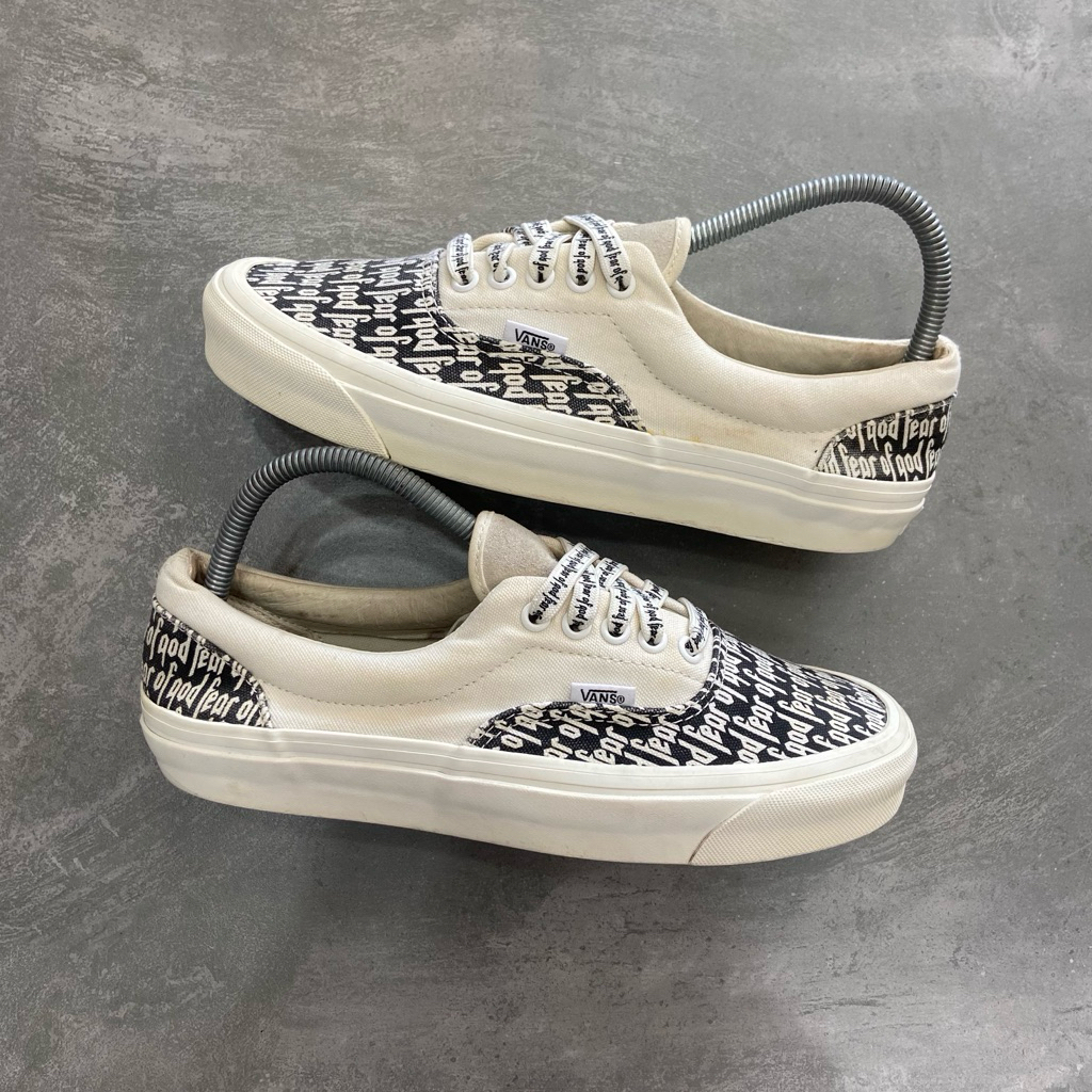 [Size 40.5] Rare Fear of God x Vans Era 95 DX ‘Collection 2 White’ (VN0A3MQ5PZP) Second Original Kon