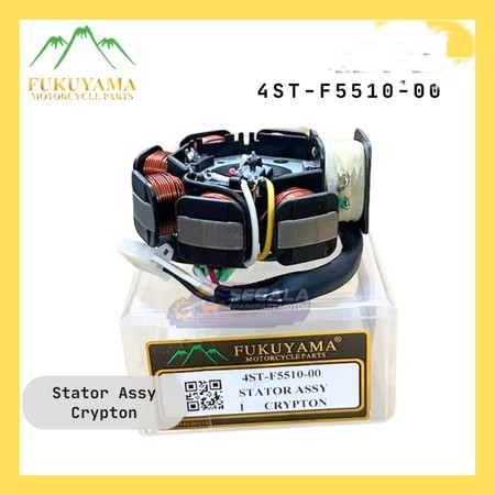 Spull Komplit Stator Assy Fukuyama Crypton Vega R 2003 4ST-F5550-00 Spul 100% Original