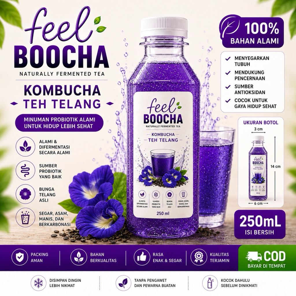 KOMBUCHA BUTTERFLY PEA TEA