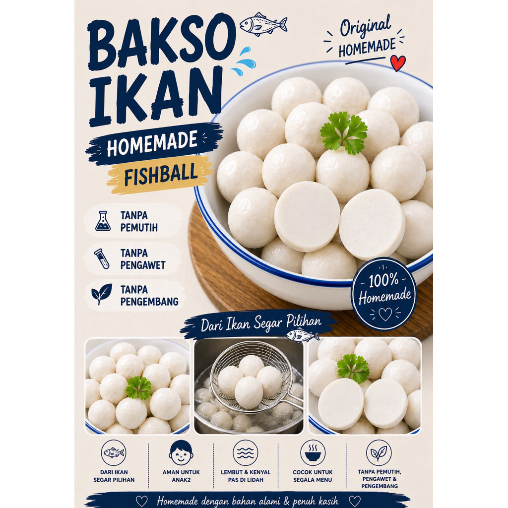 Bakso ikan Premium | Bakso ikan homemade | Bakso ikan saito