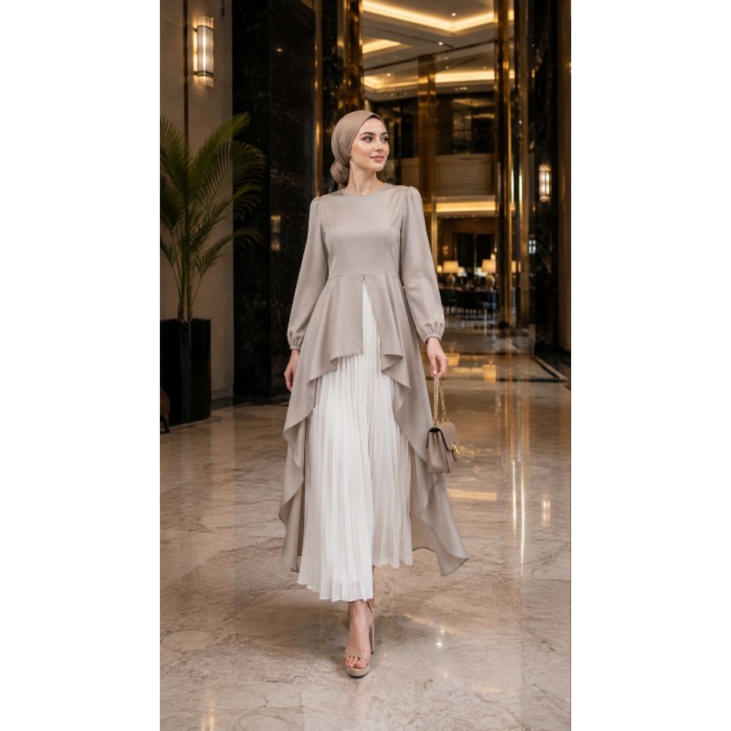 Baju Atasan Model Tunik Panjang