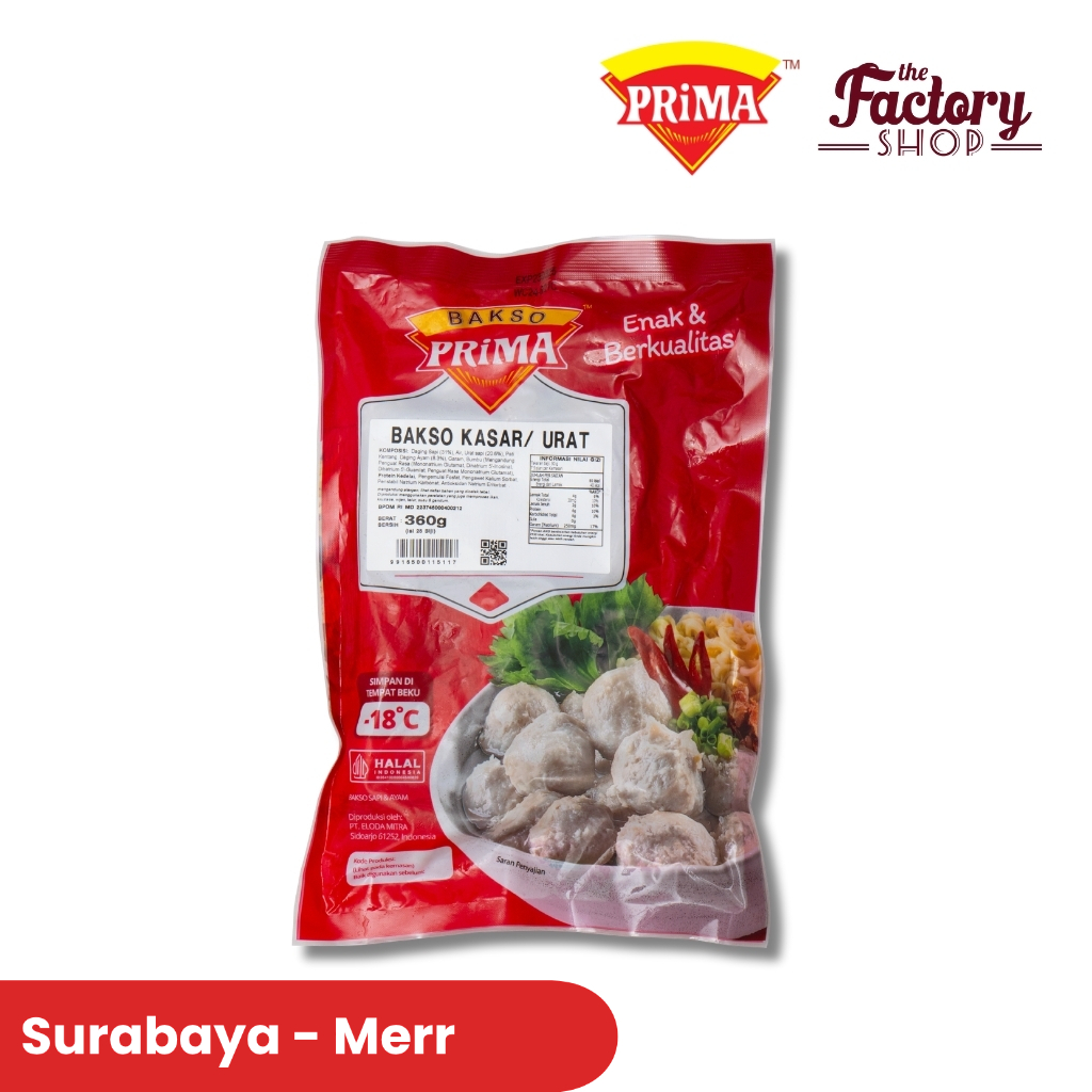 PRIMA BAKSO SAPI 25BJ KASAR/URAT (SURABAYA)