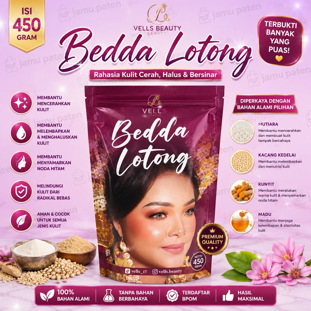 LULUR VELIS/LULUR BEDDA LOTONG VELLS BEAUTY /LULUR BEDDA LOTONG VELIS