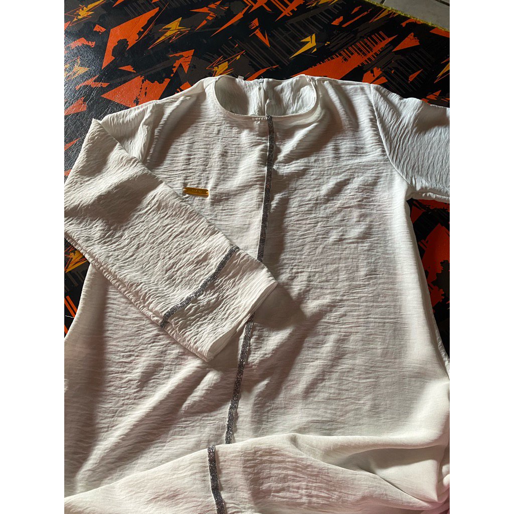 preloved abaya warna putih