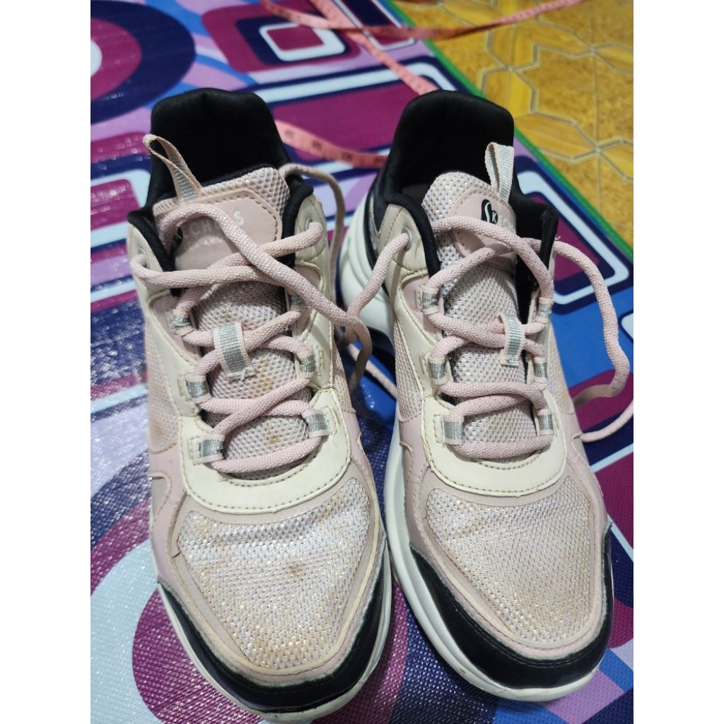 Sepatu Wanita Sepatu Skechers Solei St Groovilicious Groovy Sole- Preloved